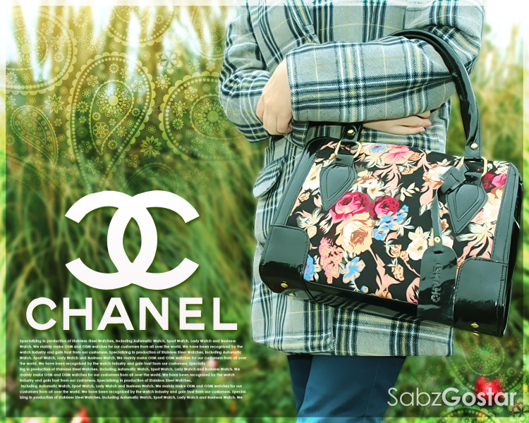 کیف زنانه طرح گل شانل chanel