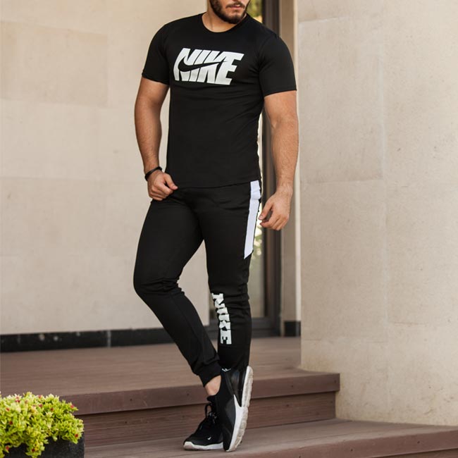 ست تیشرت و شلوار Nike مدل Revel مشکی