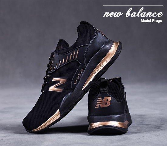 کفش مردانه New balance مدل prego طلایی