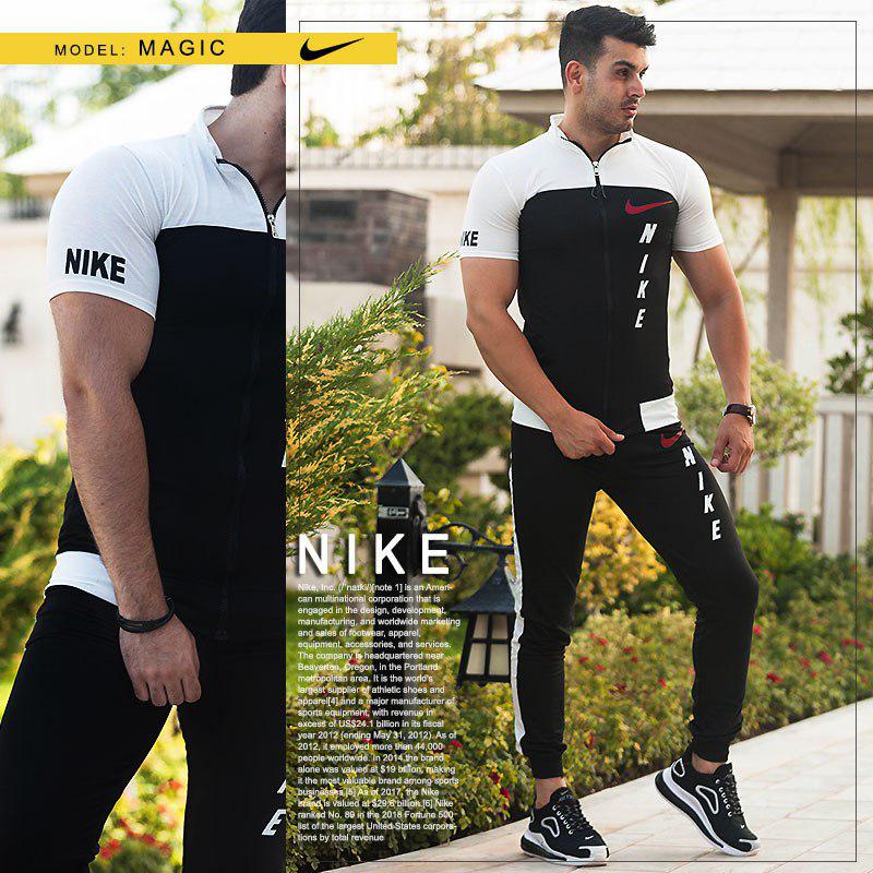 عکس محصول ست تیشرت وشلوار مردانه Nike مدل Magic (سفید)