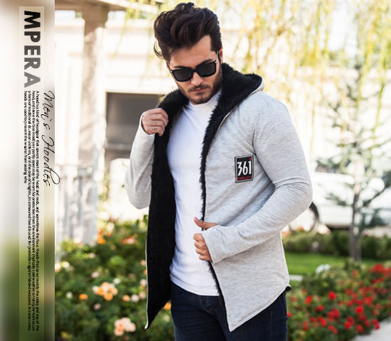 هودی خزدار مردانه مدل Mpera تمام خز هودی خزدار مردانه مدل Mpera تمام خز