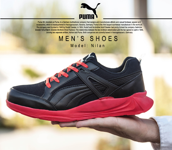 کفش مردانه Puma مدل Nilan قرمز