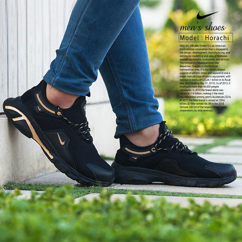 عکس محصول کفش مردانه Nike مدل horachi ( gold)
