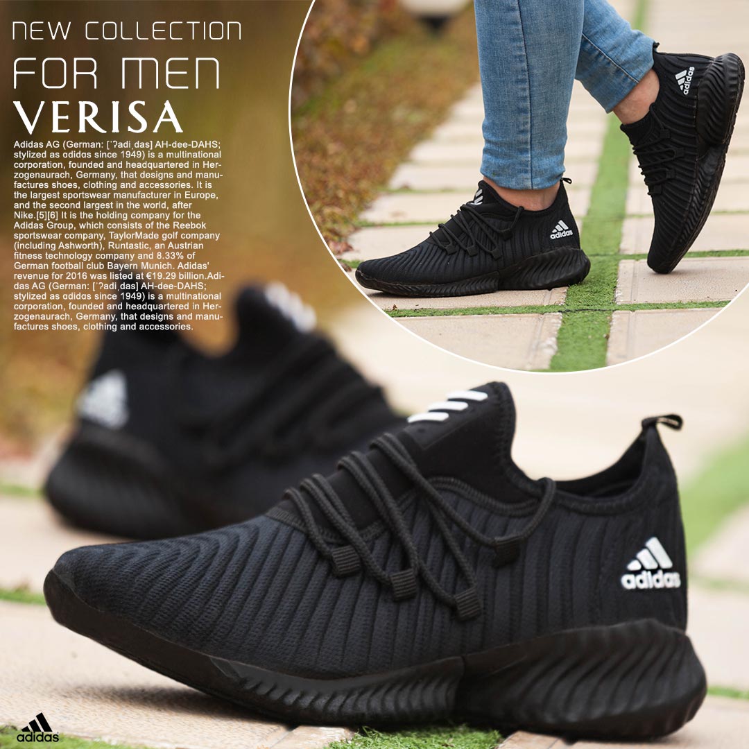 حراج کفش مردانه Adidas مدل VERISA (تمام مشکی)