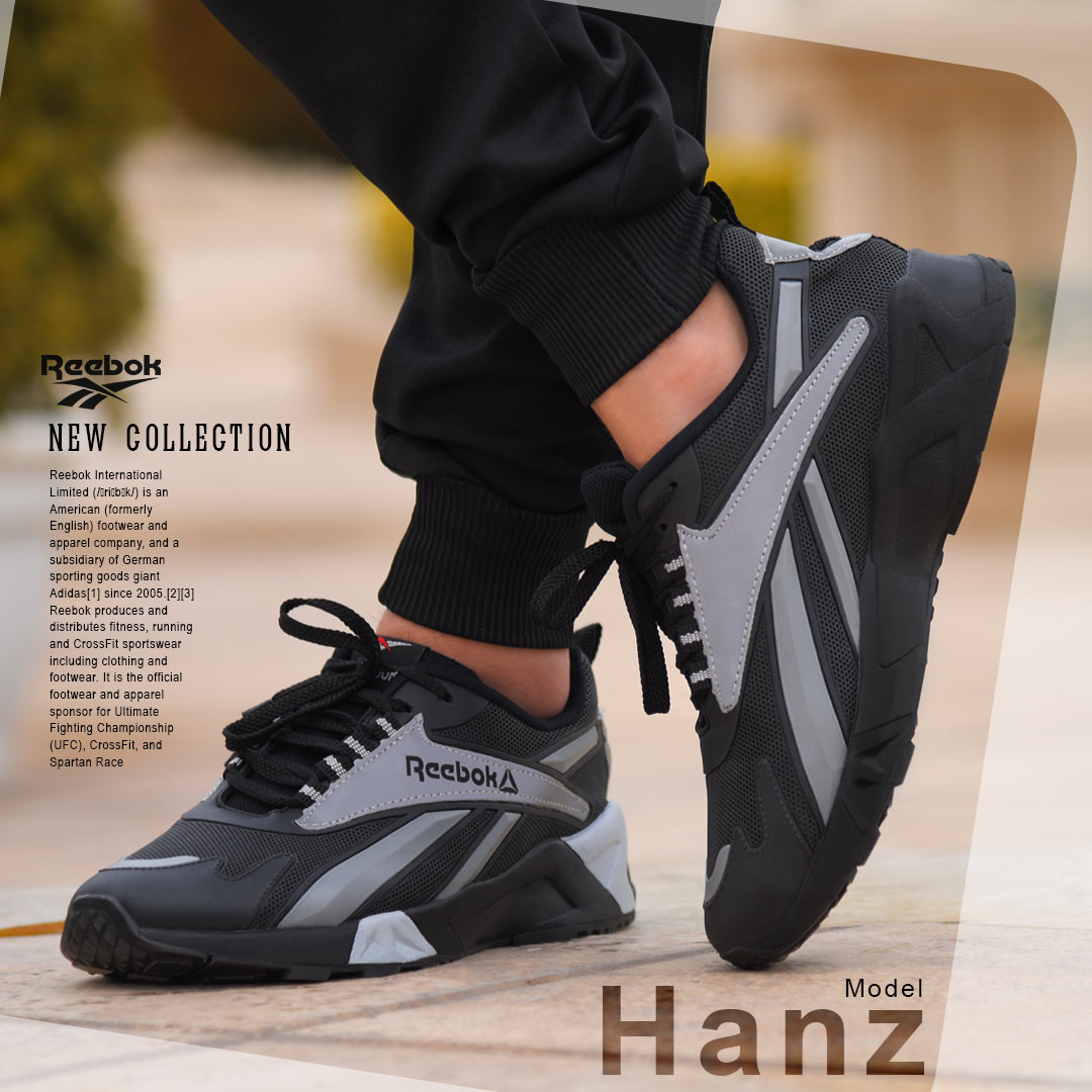 عکس محصول کفش مردانه reebok مدل hanz (طوسي)