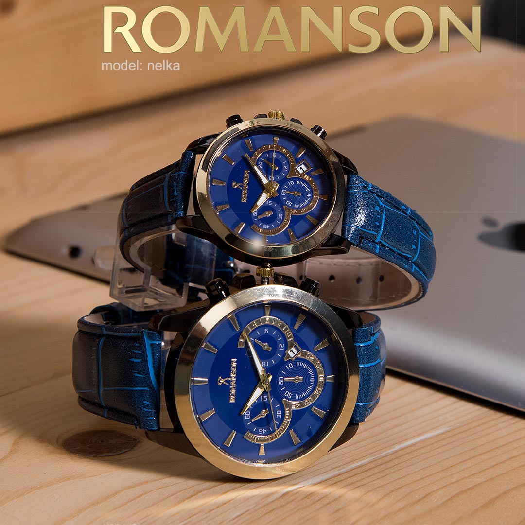 عکس محصول ست ساعت مچی ROMANSON مدل Nelka (آبی)