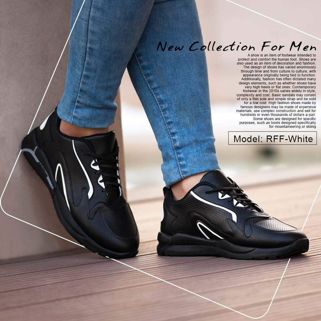 عکس محصول کفش مردانه مدل RFF-White