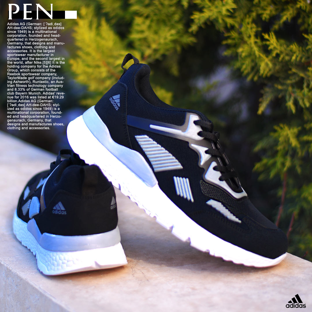 عکس محصول کفش مردانه Adidas مدل Pen (مشکي)