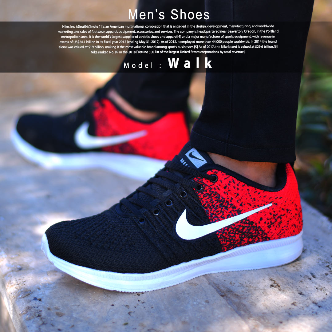عکس محصول کفش مردانه Nike مدل Walk (قرمز)