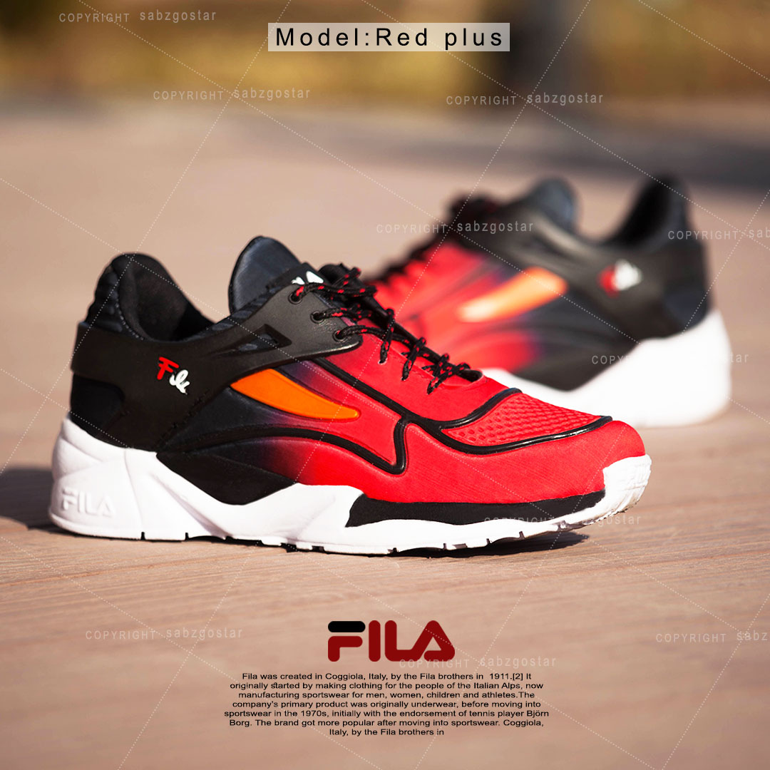 عکس محصول کفش مردانه Fila مدل Red plus