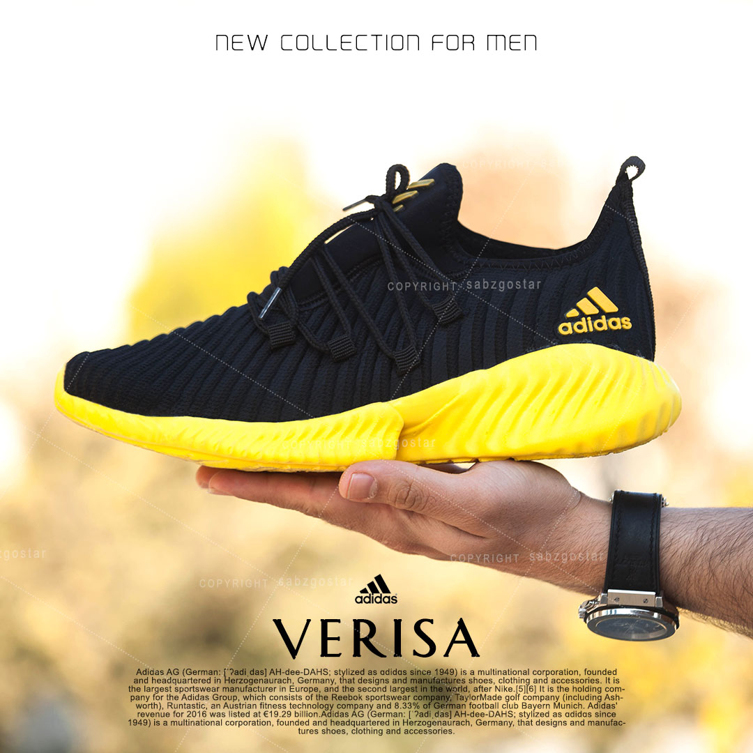 عکس محصول کفش مردانه Adidas مدل VERISA (مشکى زرد)