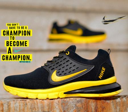 حراج کفش مردانه Nike مدل Lixo(مشکی زرد)