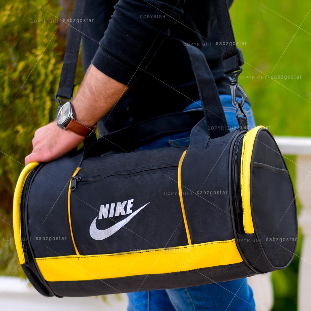 حراج ساک ورزشی Nike مدل Pelina (مشکی زرد)