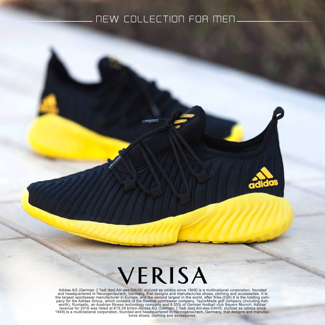 عکس محصول کفش مردانه Adidas مدل VERISA (مشکی زرد)
