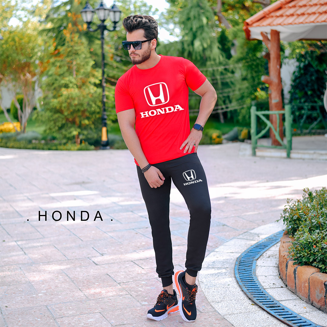 عكس محصول ست تيشرت و شلوار مردانه Honda مدل Borna