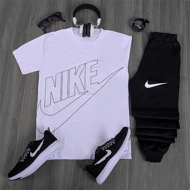 ست تیشرت و شلوار Nike مدل Andre سفید