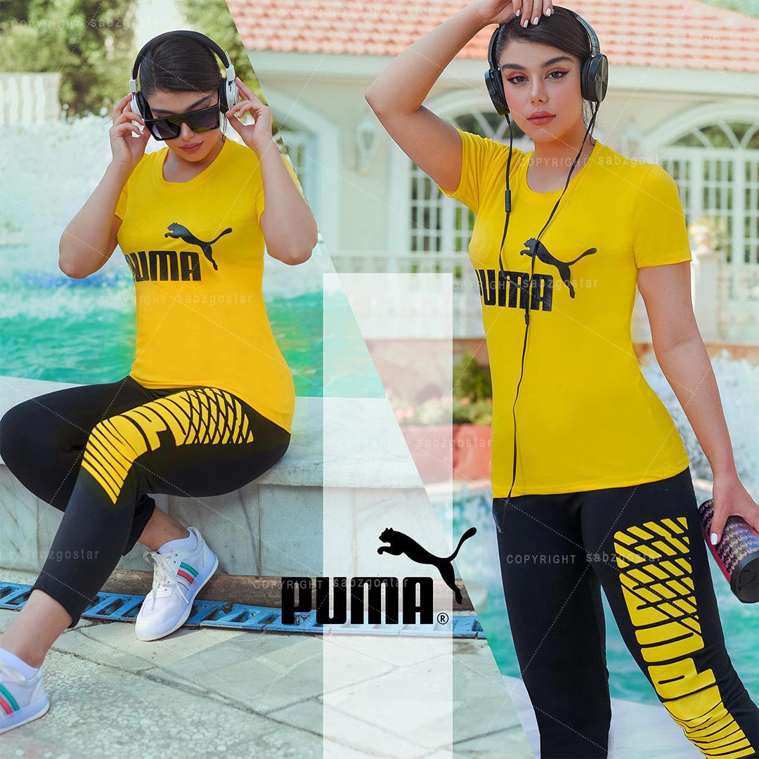 عکس محصول ست تیشرت و شلوار دخترانه Puma مدل Melisa