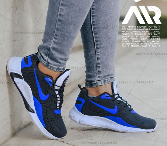 کفش مردانه Nike مدل Air270 (مشکی،آبی)	