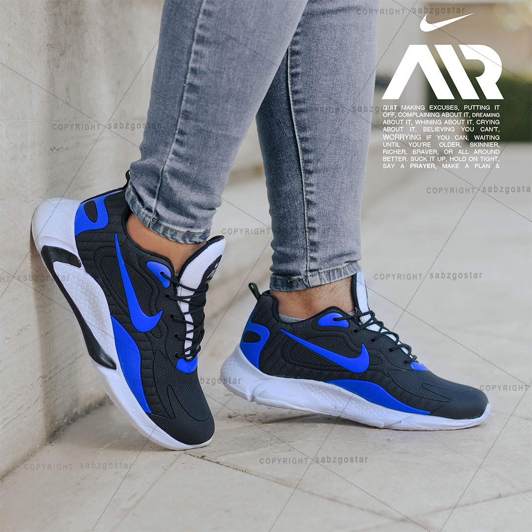 عکس محصول کفش مردانه Nike مدل Air270 (مشکی،آبی)