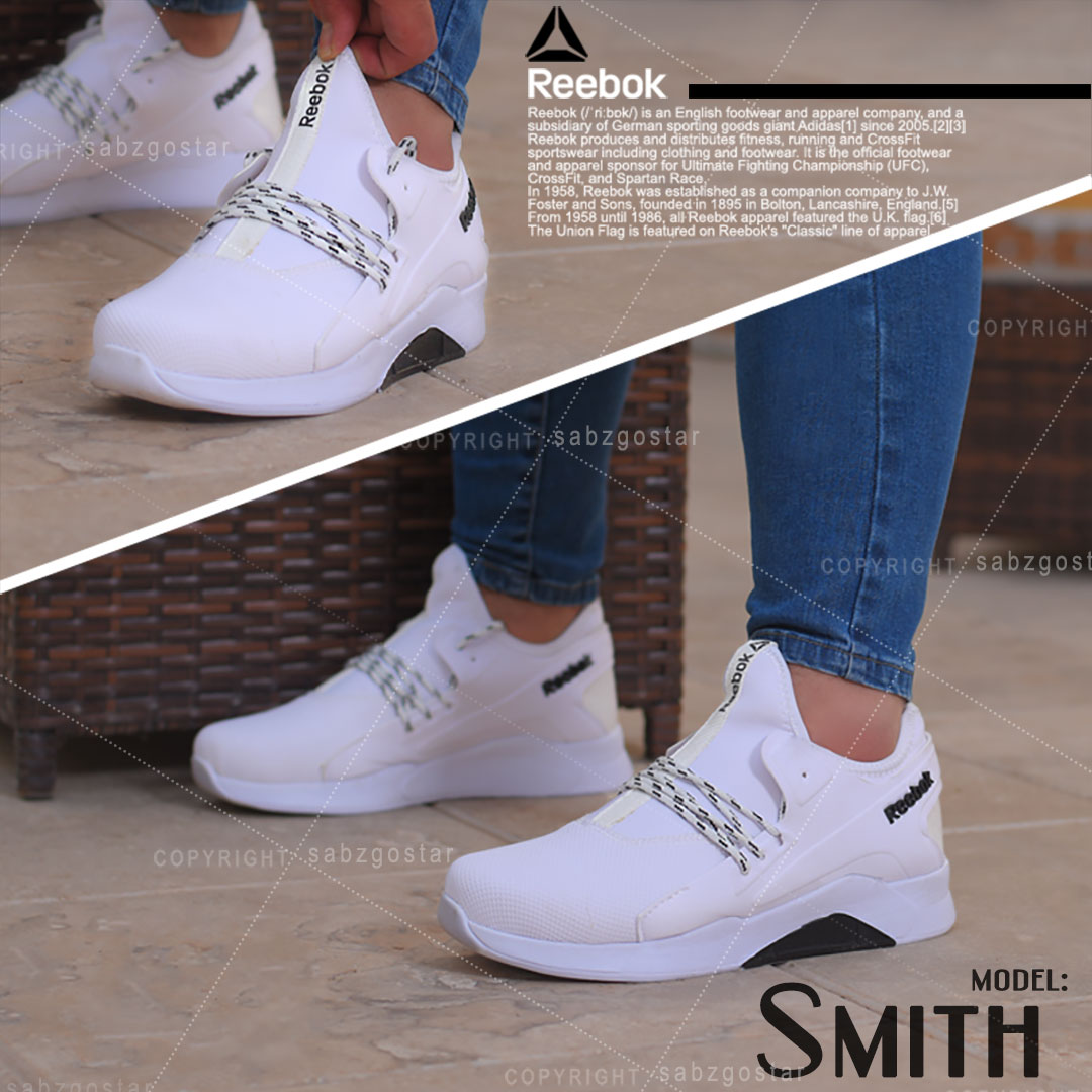 عکس محصول کفش مردانه Reebok مدل Smith ( سفید)