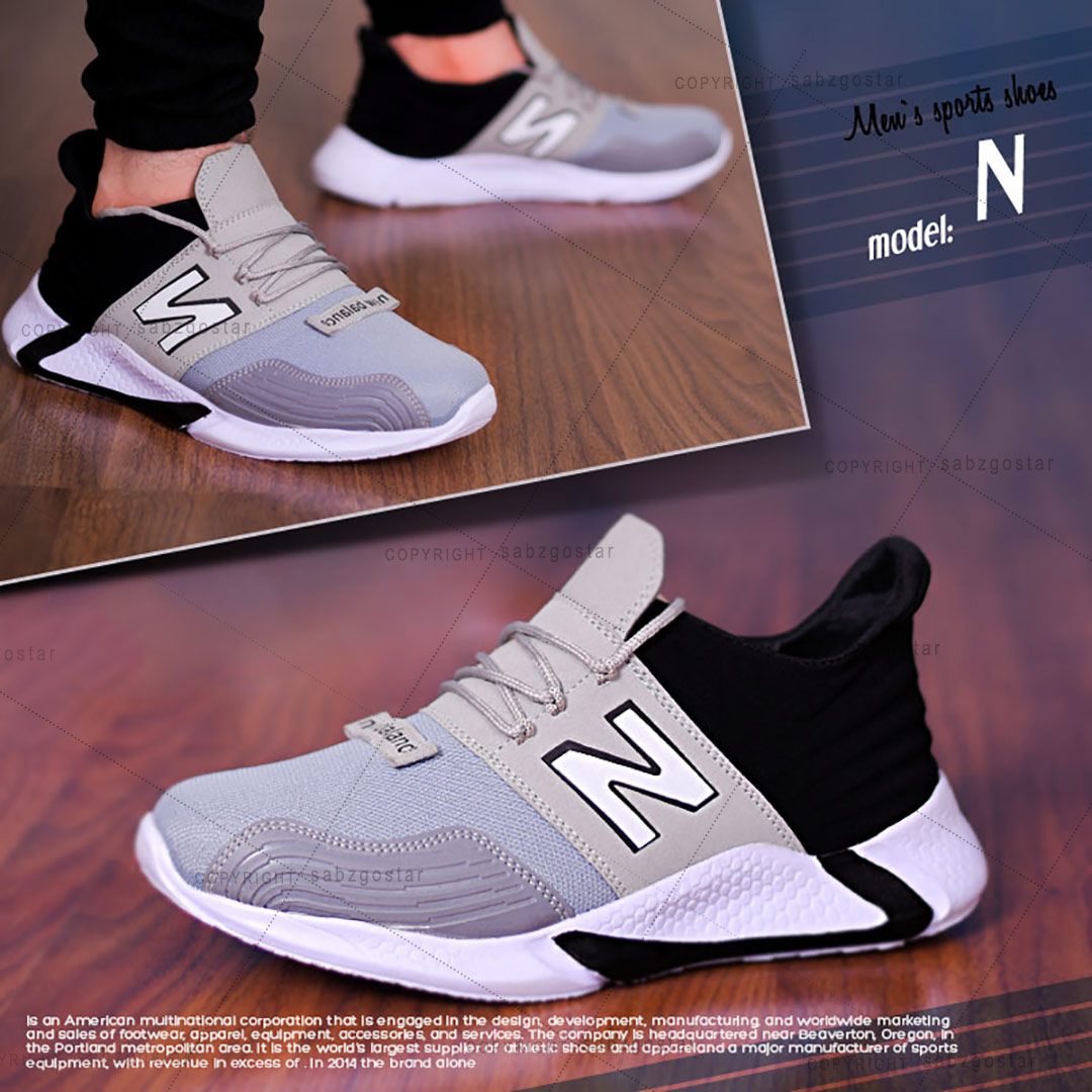 عکس محصول کفش مردانه NewBalance مدل WinSon (طوسی،مشکی)
