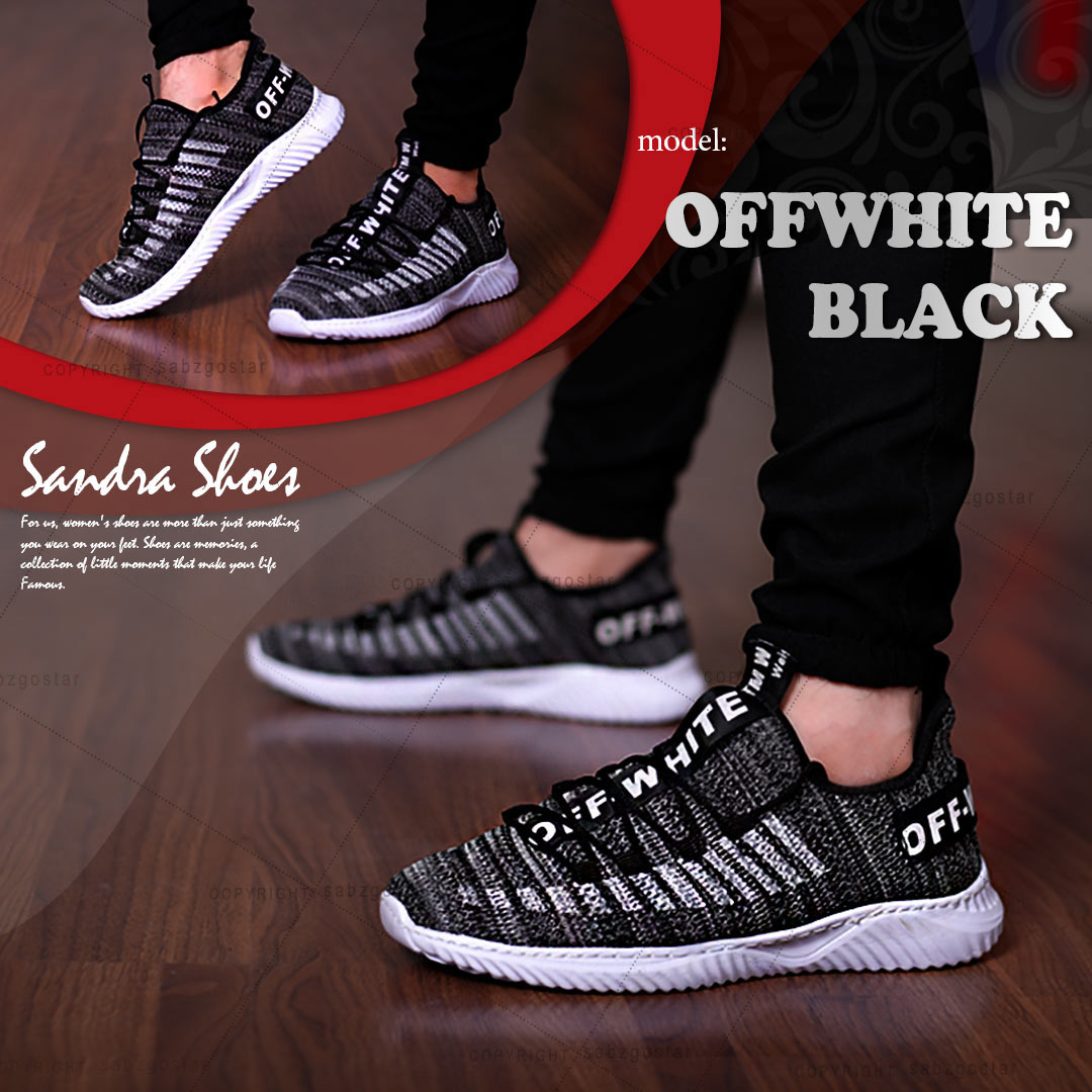 عکس محصول کفش مردانه مدل Offwhite_Black