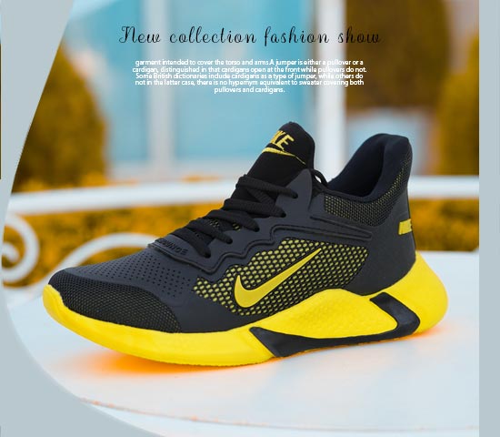 کفش مردانه Adidas مدل adrian (مشکی زرد)
