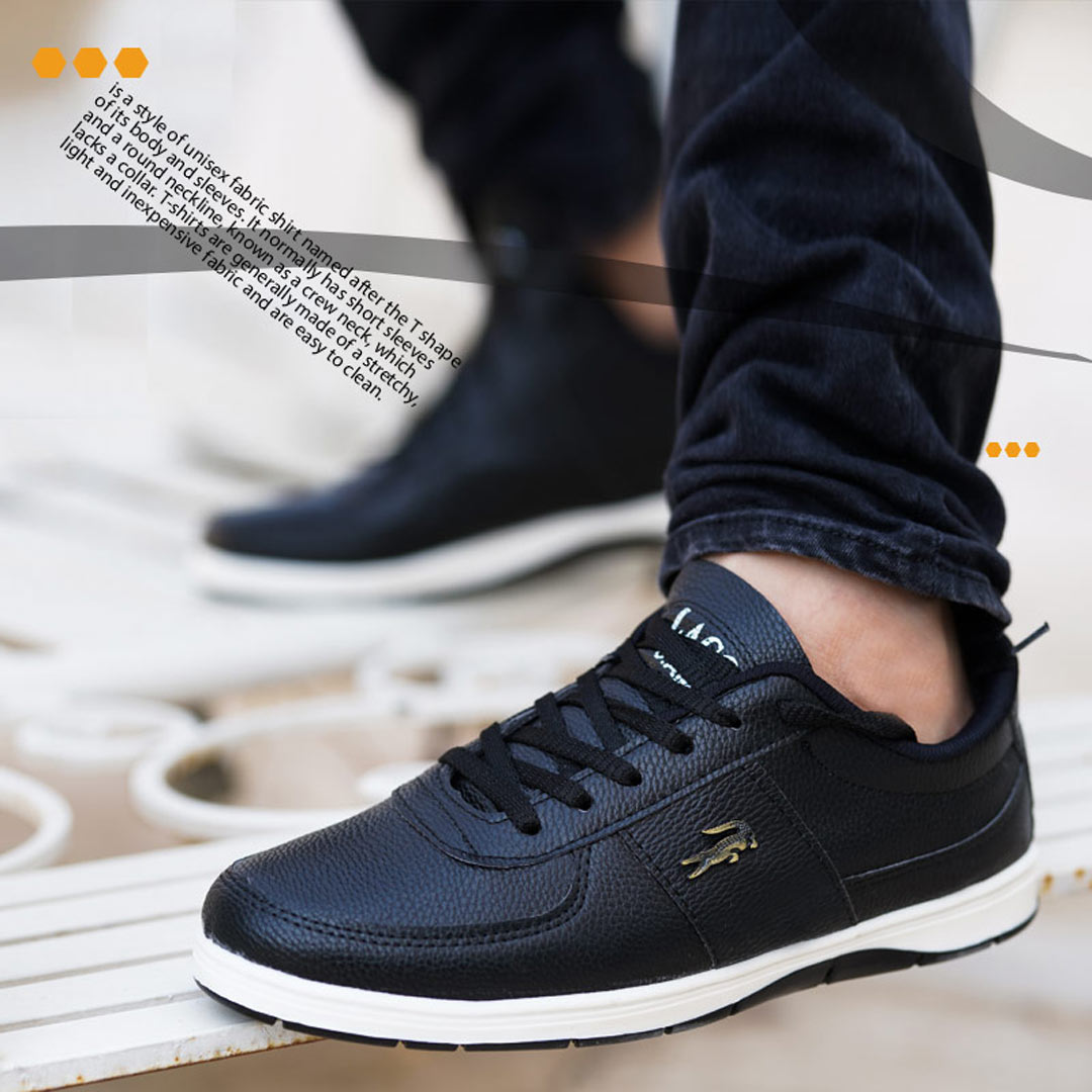 عکس محصول کفش مردانه Lacoste مدل picaso (مشکی)