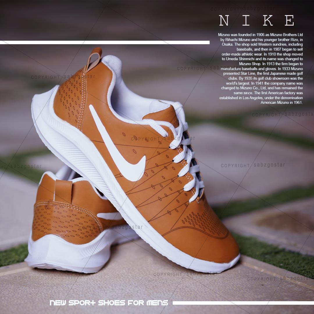 کفش مردانه Nike مدل pel (کاراملی)