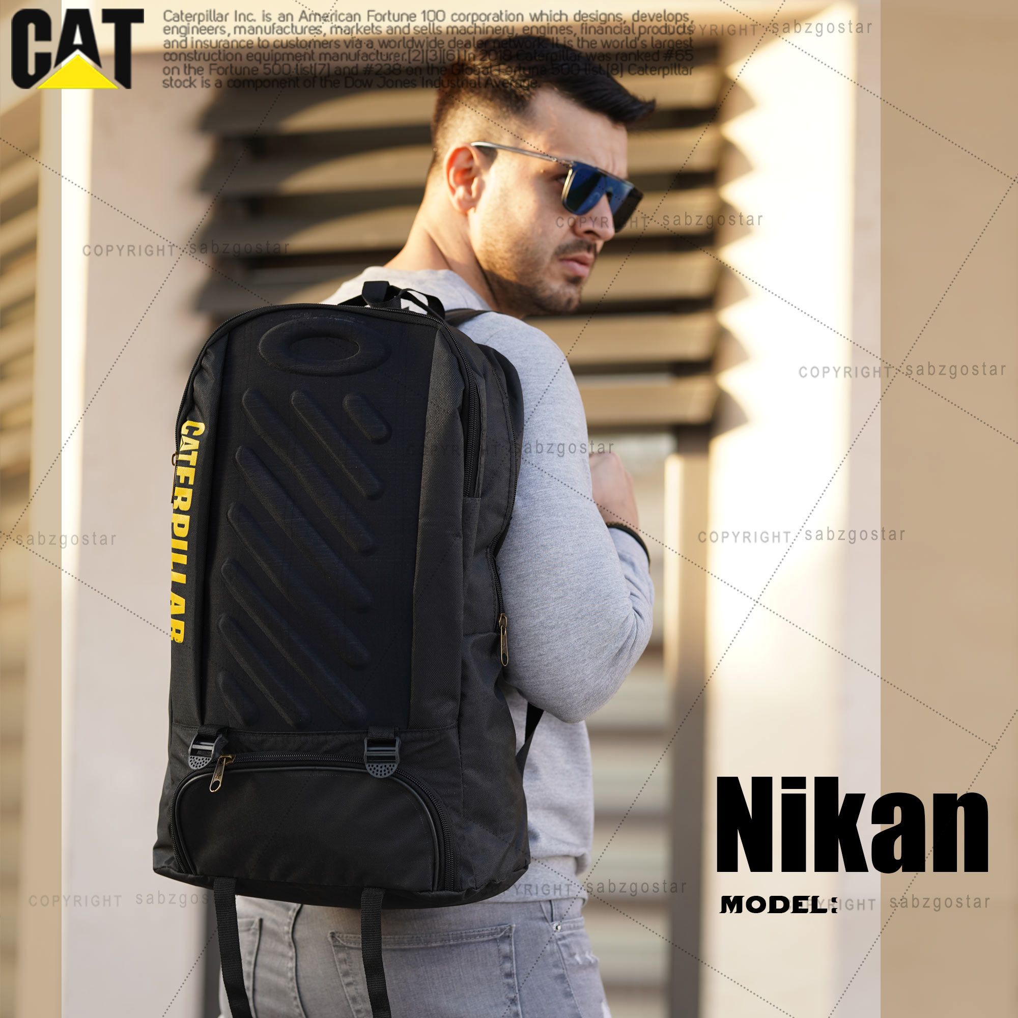 کوله پشتی Cat مدل Nikan