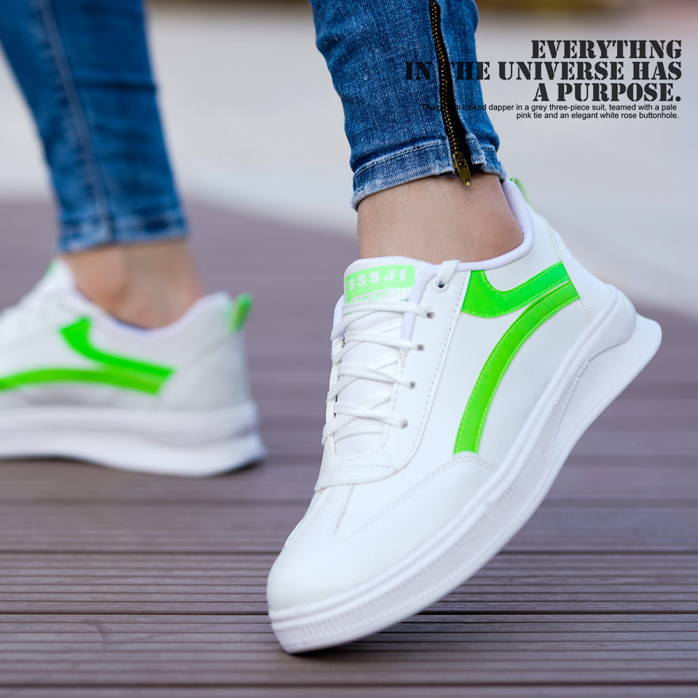 کفش مردانه Vansمدل Batecs(سفید سبز)