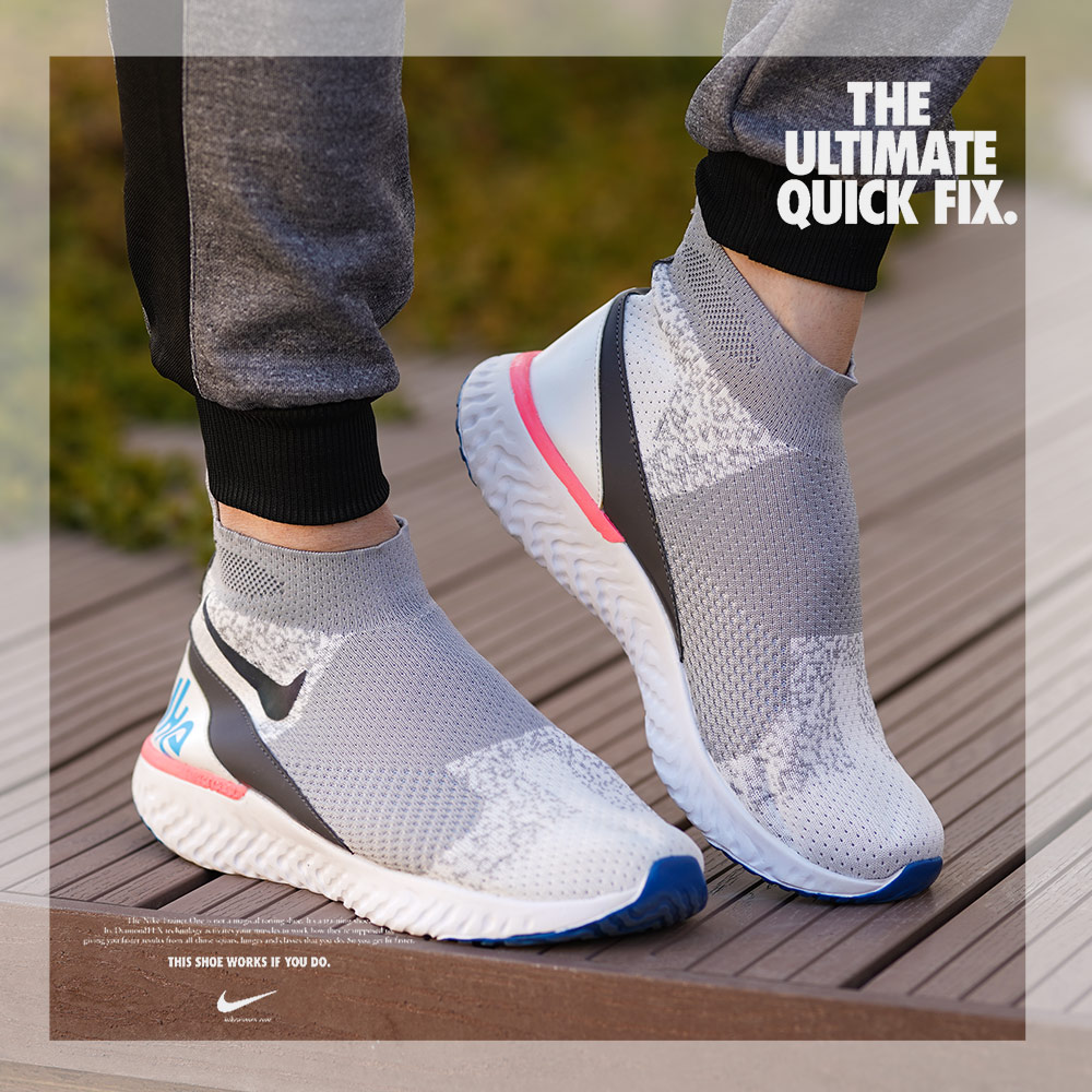 عکس محصول کفش ساقدار Nikeمدل Miksa(طوسی)