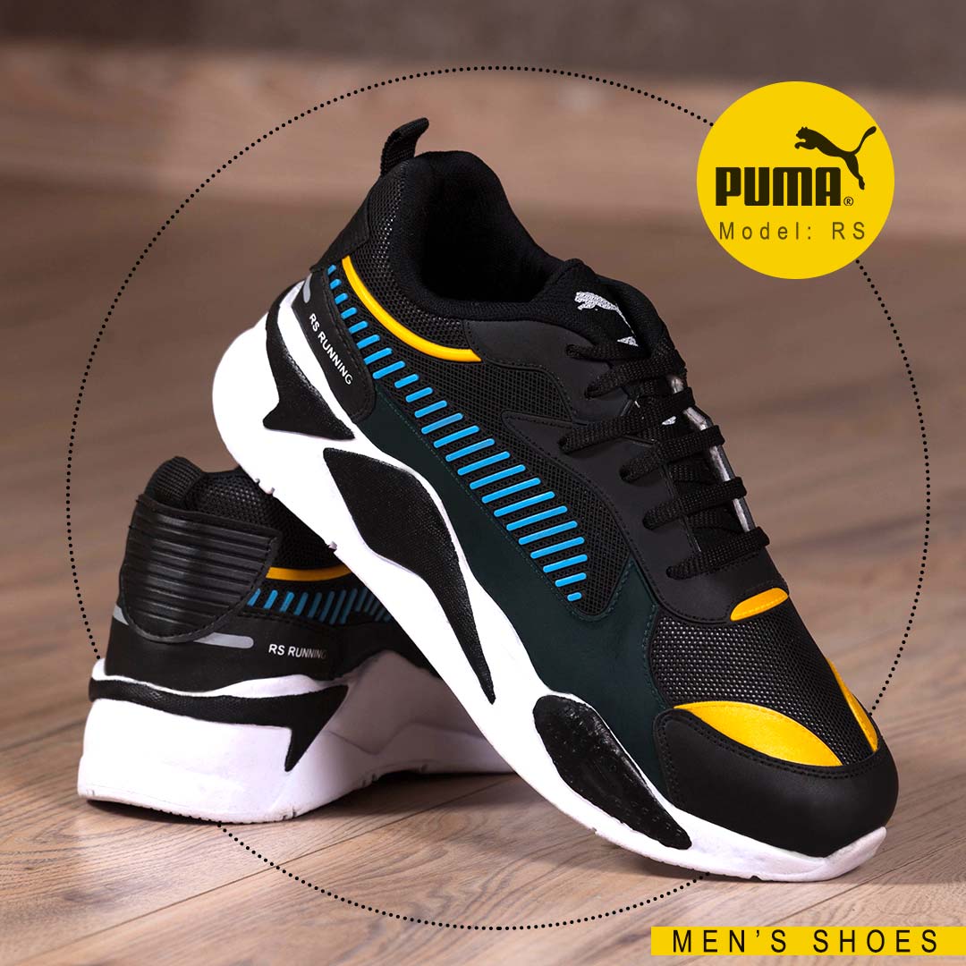 عکس محصول کفش مردانه Puma مدل Rs(مشکي سفيد)