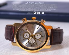 ساعت مچى Romanson مدل Otela(بند قهوه اي)