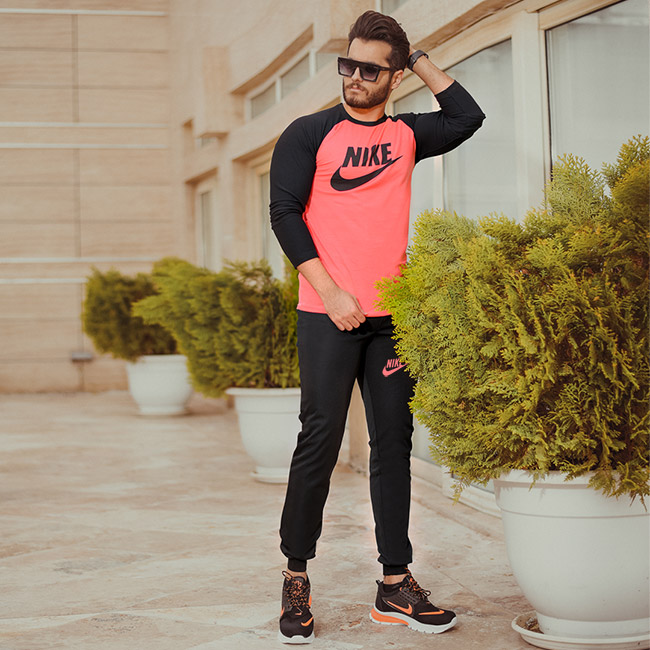 ست بلوز و شلوار مردانه Nike مدل Emet