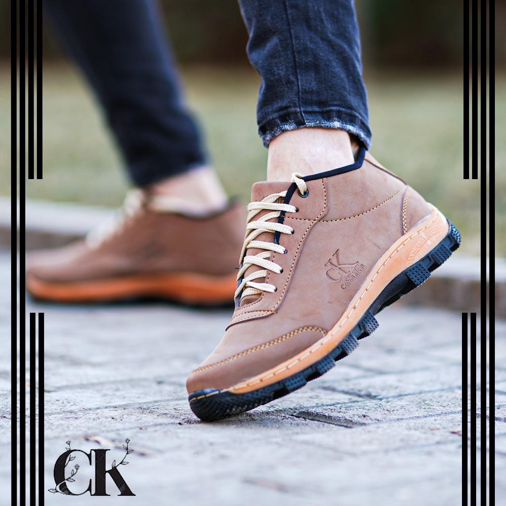 کفش مردانه CK مدل Norbert(کاراملی)