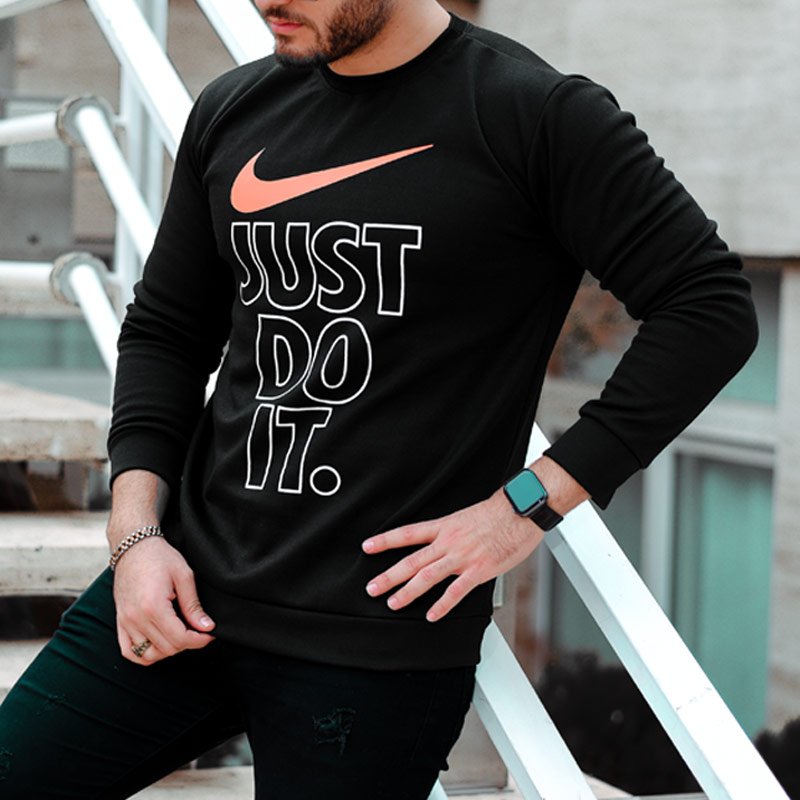 سویشرت مردانه Nike مدل Just (مشکی) اینستاگرام و تلگرام