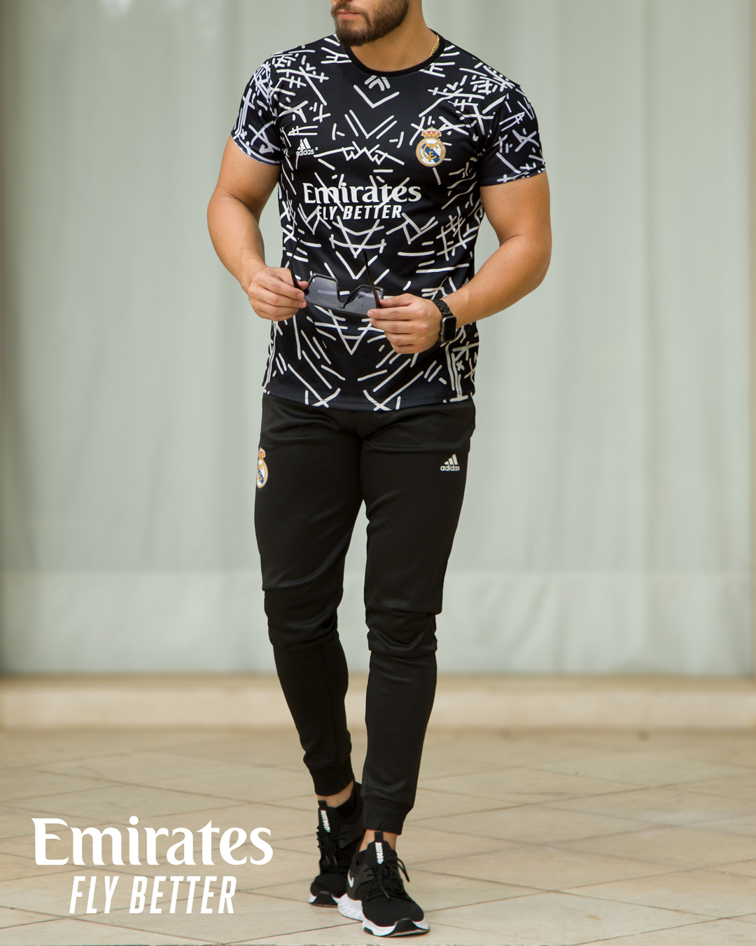 ست تیشرت شلوار مردانه adidas مدل Emihates اینستاگرام و تلگرام